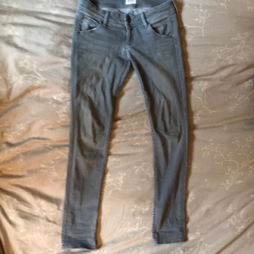 Light gray Hudson skinny jeans
